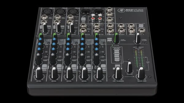 The Mackie 802VLZ4 8-Channel Ultra-Compact Mixer features Onyx microphone preamps in a desk-friendly, ultra-compact design, suitable for professional applications with a lower input need. From every input to every output, the mixer is designed to provide the highest headroom and lowest noise possible for maximum signal integrity.