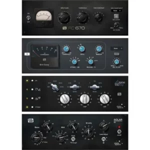 – FC-670 Compressor – Fat Channel Compressor Plug-In – This model of an iconic compressor/limiter of the 1950s imparts an unmistakable silky warmth on just about any signal.