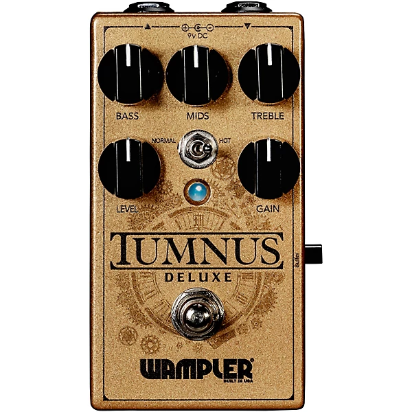 With the first iteration of the Tumnus, Wampler perfected their take on the sound of the mythical overdrive. With the release of the Tumnus Deluxe, Brian has set the new standard.